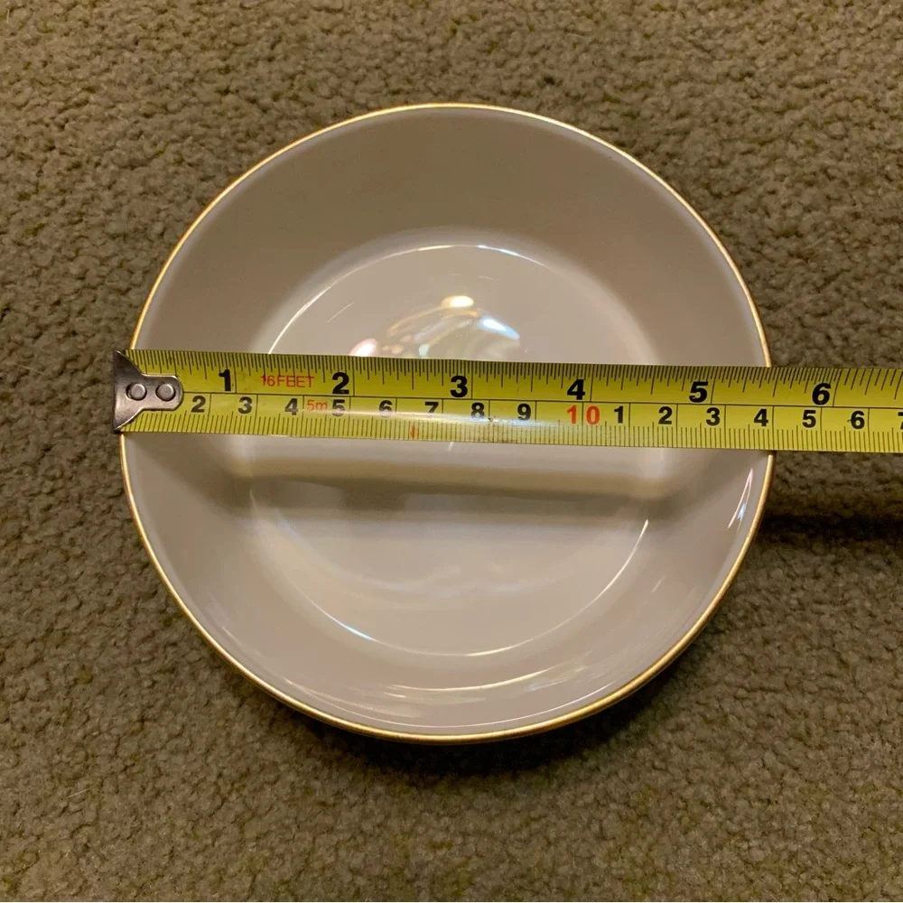Lenox ceramic candy dish with 24 karat gold rim imperial design - Picture 3 of 8